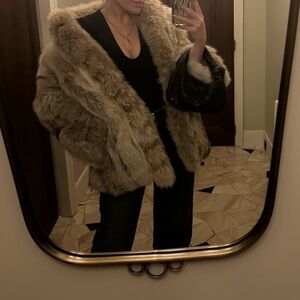 Coyote fur jacket size M